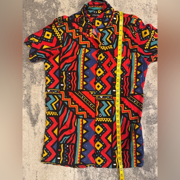 Men’s Reason Button Up Top - Picture 6 of 6